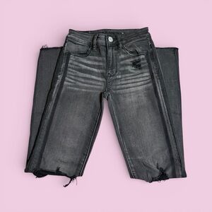 American Eagle Outfitters Black Distressed Women's Jeans